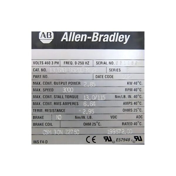 Allen Bradley 1326AB-B520E-M2L