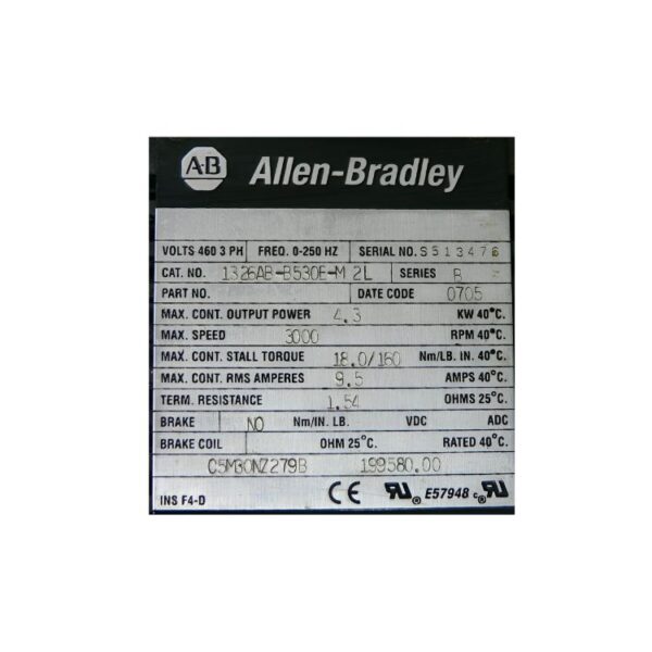 Allen Bradley 1326AB-B530E-M2L