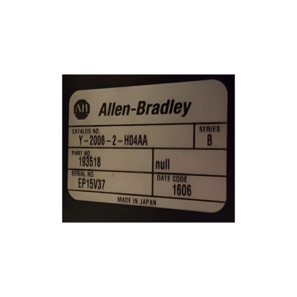 Allen Bradley Y-2006-2-H04AA